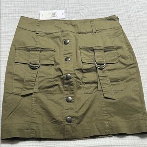 NWT Guess Green Mini Cargo Skirt size 0